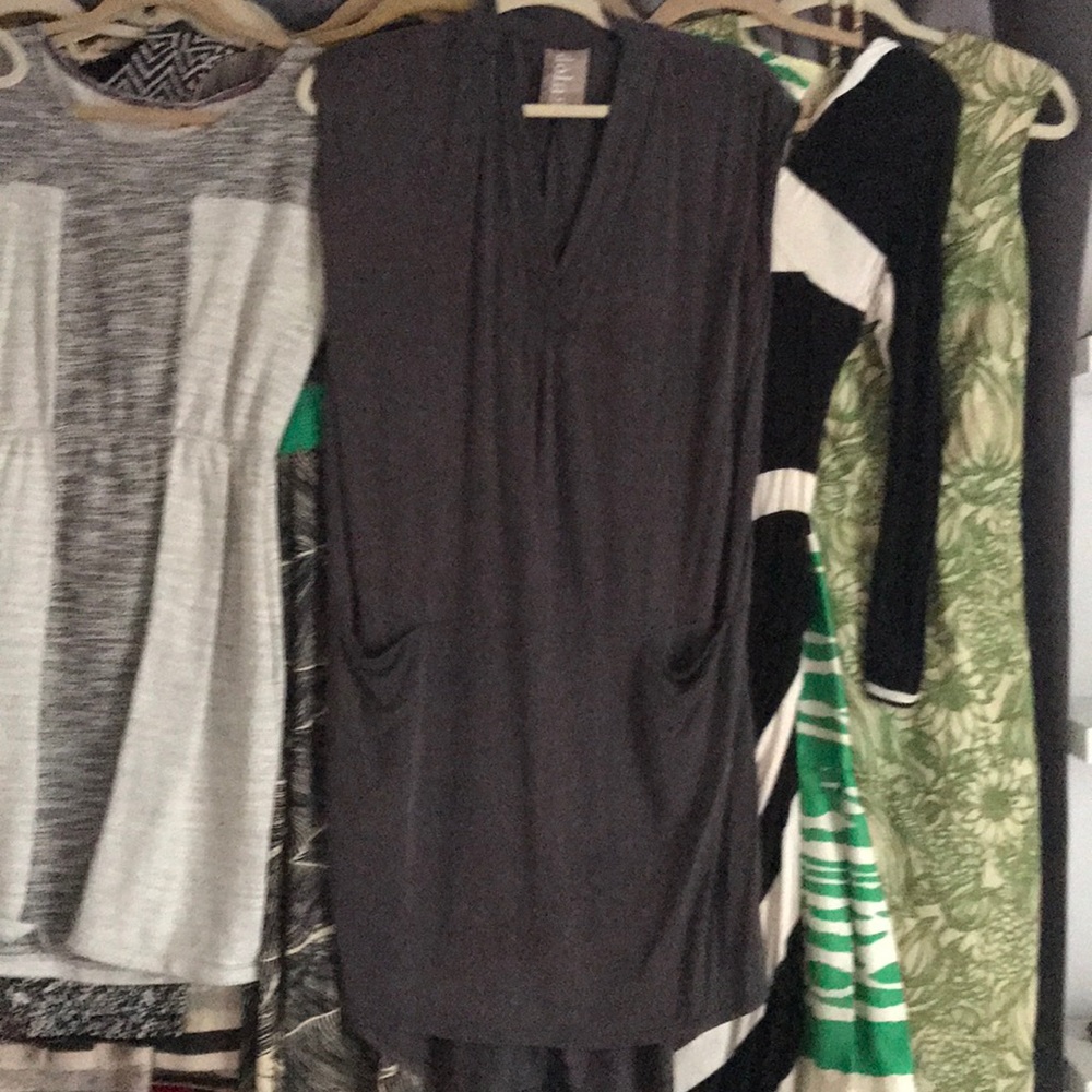 Cool easy breezy grey dress